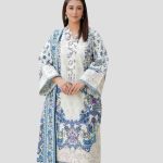 Stitched 3 Piece Cambric Suit – Embroidered