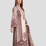 Stitched 3 Piece Cambric Suit – Embroidered