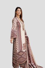 Stitched 3 Piece Cambric Suit – Embroidered