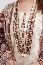 Stitched 3 Piece Cambric Suit – Embroidered - Image 4