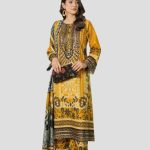 Stitched 3 Piece Cambric Suit – Embroidered