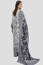 Stitched 3 Piece Cambric Suit – Embroidered - Image 4