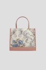 Elegant Pink Shoulder Tote Bag – Faux Leather - Image 3