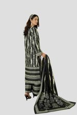 Stitched 3 Piece Cambric Suit-Embroidered - Image 6