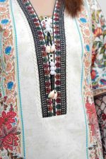 Stitched 3 Piece Cambric Suit – Embroidered - Image 4