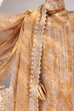 3 Piece Unstitched Embroidered Lawn Suit | Digital Print | Premium Quality - Image 4