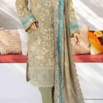 3 Piece Unstitched Embroidered Lawn Suit | Digital Print | Premium Quality
