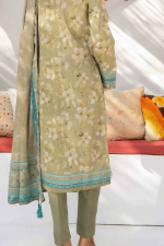 3 Piece Unstitched Embroidered Lawn Suit | Digital Print | Premium Quality - Image 2