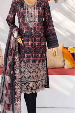 3 Piece Unstitched Embroidered Lawn Suit | Digital Print | Premium Quality