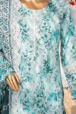 3 Piece Unstitched Embroidered Lawn Suit | Digital Print | Premium Quality - Image 4
