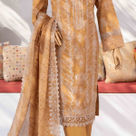 3 Piece Unstitched Embroidered Lawn Suit | Digital Print | Premium Quality