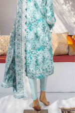 3 Piece Unstitched Embroidered Lawn Suit | Digital Print | Premium Quality - Image 2