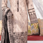 3 Piece Unstitched Embroidered Lawn Suit | Digital Print | Premium Quality