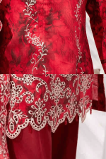 3 Piece Unstitched Embroidered Lawn Suit | Digital Print | Premium Quality - Image 4