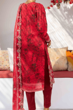 3 Piece Unstitched Embroidered Lawn Suit | Digital Print | Premium Quality - Image 2