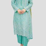3 Piece Unstitched Embroidered Lawn Suit
