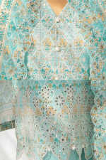 3 Piece Unstitched Embroidered Lawn Suit | Digital Print | Premium Quality - Image 3