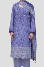 3 Piece Unstitched Embroidered Lawn Suit
