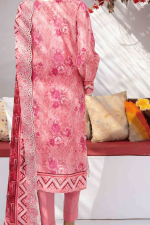 3 Piece Unstitched Embroidered Lawn Suit | Digital Print | Premium Quality - Image 2
