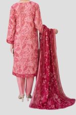 3 Piece Unstitched Digital Printed Lawn Suit