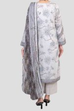 3 Piece Unstitched Digital Printed Lawn Suit (Copy) - Image 2