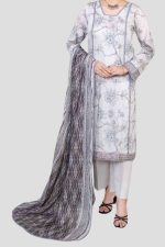 3 Piece Unstitched Digital Printed Lawn Suit (Copy)