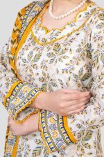 3 Piece Unstitched Digital Printed Lawn Suit - Image 3