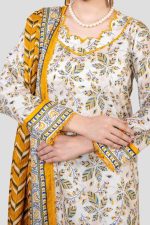 3 Piece Unstitched Digital Printed Lawn Suit - Image 2