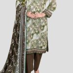 3 Piece Unstitched Digital Printed Lawn Suit