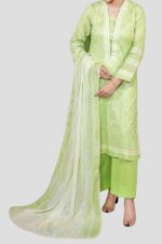 3 Piece Unstitched Digital Printed Lawn Suit (Copy)