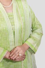 3 Piece Unstitched Digital Printed Lawn Suit (Copy) - Image 3