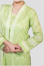 3 Piece Unstitched Digital Printed Lawn Suit (Copy) - Image 4