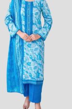 3 Piece Unstitched Digital Printed Lawn Suit (Copy)